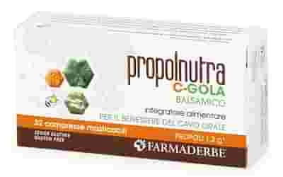 PROPOLNUTRA C GOLA BALSAMICO 32 COMPRESSE MASTICABILI