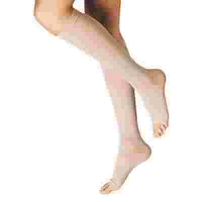 GAMBALETTO TERAPEUTICO DUALSAN A COMPRESSIONE DECRESCENTE KKL1 PUNTA APERTA BEIGE UNISEX 4 1 PAIO