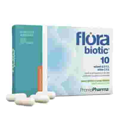 Integratore Flora 10 per flora batterica, 30 capsule