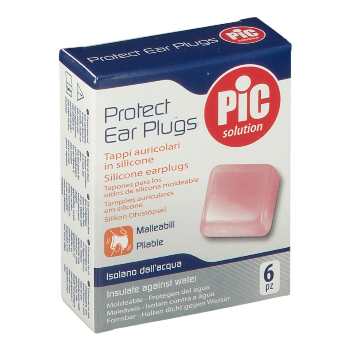 Tappo Auricolare In Silicone Pic Sport 6 Pezzi