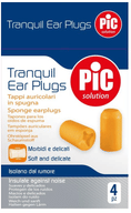 Tappi auricolari in spugna Tranquil, 4 pezzi riutilizzabili