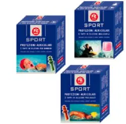 TAPPO AURICOLARE IN SILICONE PIC SPORT PER ADULTI 2 PEZZI TAPPO AURICOLARE IN SILICONE PIC SPORT PER ADULTI 2 PEZZI