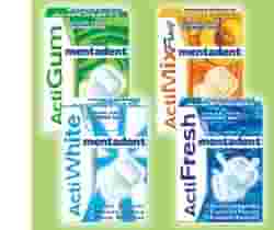 MENTADENT WHITE CHEWING GUM 25 G