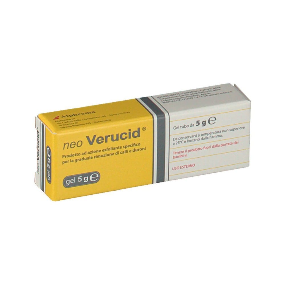 Neo Verucid Gel 5g per ridurre calli e duroni sui piedi