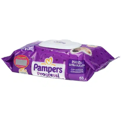 PAMPERS PROGRESSI SALVIETTE SENSITIVE ALOE RICARICA 63 PEZZI PAMPERS PROGRESSI SALVIETTE SENSITIVE ALOE RICARICA 63 PEZZI