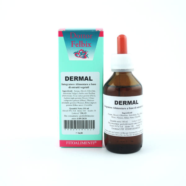 Integratore Dermal Gocce per pelle e mucose, 100ml