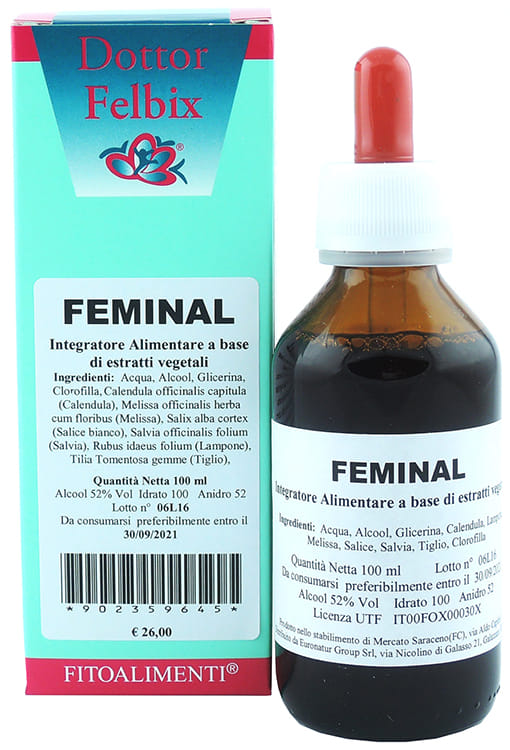 Feminal Gocce integratore ciclo mestruale, 100ml