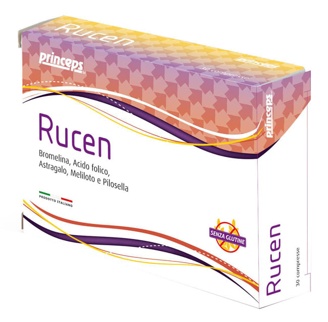 Integratore Rucen per circolazione e drenaggio, 30 compresse