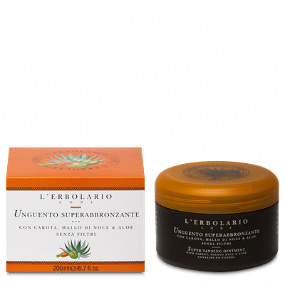 UNGUENTO SUPERABBRONZANTE CAROTA/MALLO DI NOCE/ALOE SENZA FILTRI 200 ML
