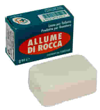 Allume di Rocca in Tavoletta 90g per post rasatura