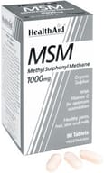 Integratore MSM Zolfo Healthaid, 90 capsule vegetali