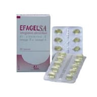 Integratore Efagel SA con Omega 3 e 6, 30 capsule