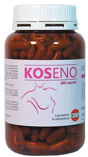 Integratore Koseno 360 con erbe e cereali, 360 capsule