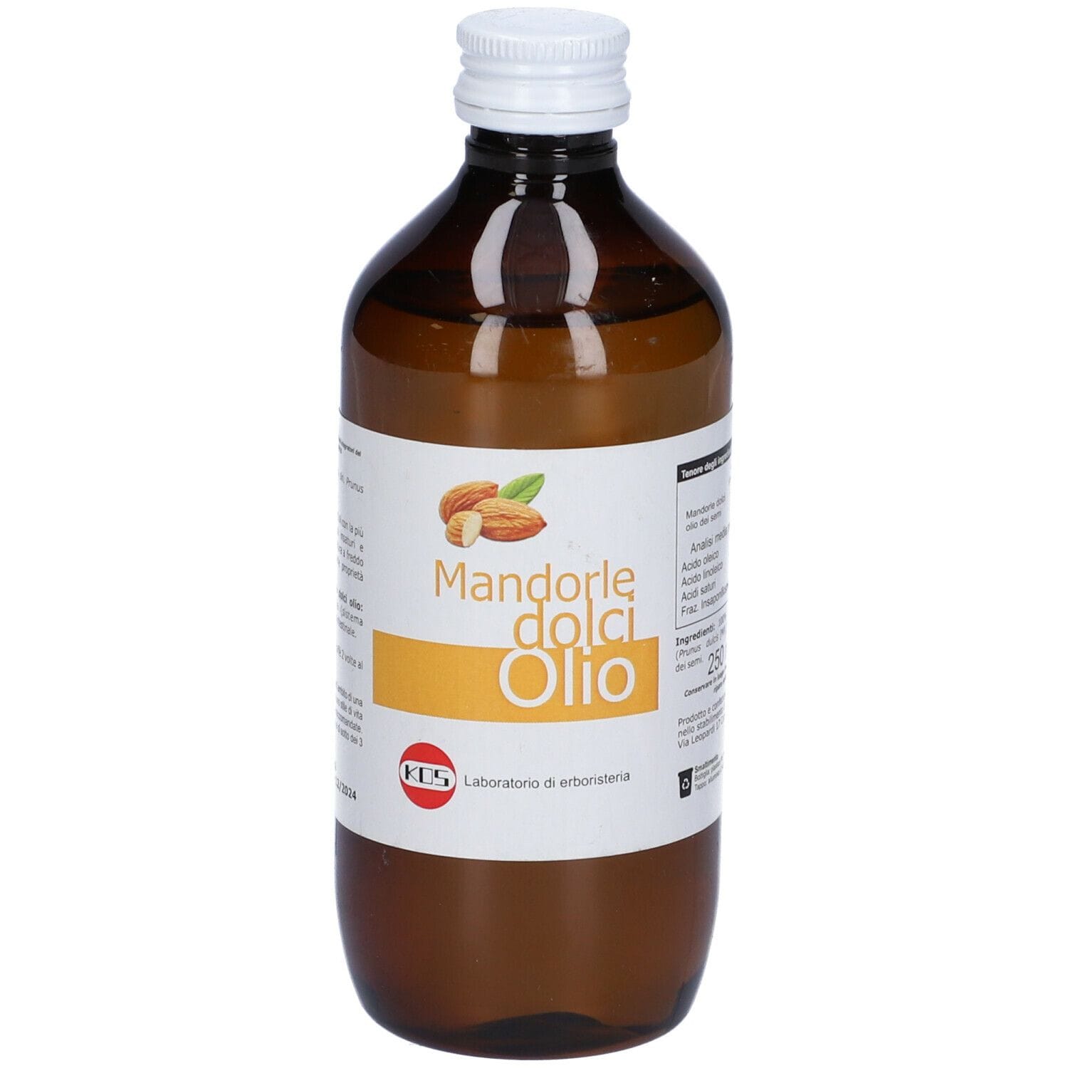 OLIO MANDORLE DOLCI 250 ML
