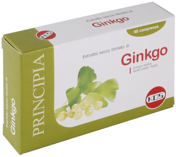 Integratore Ginkgo Biloba estratto secco, 60 compresse