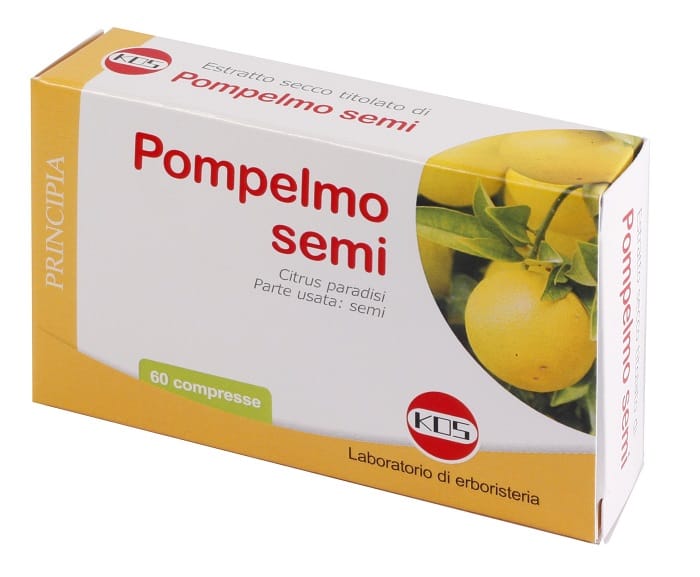 Integratore di estratto secco di semi di pompelmo, 60 compresse