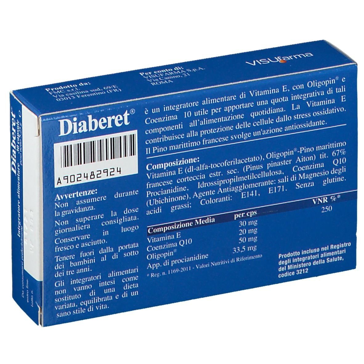 DIABERET 30 CAPSULE