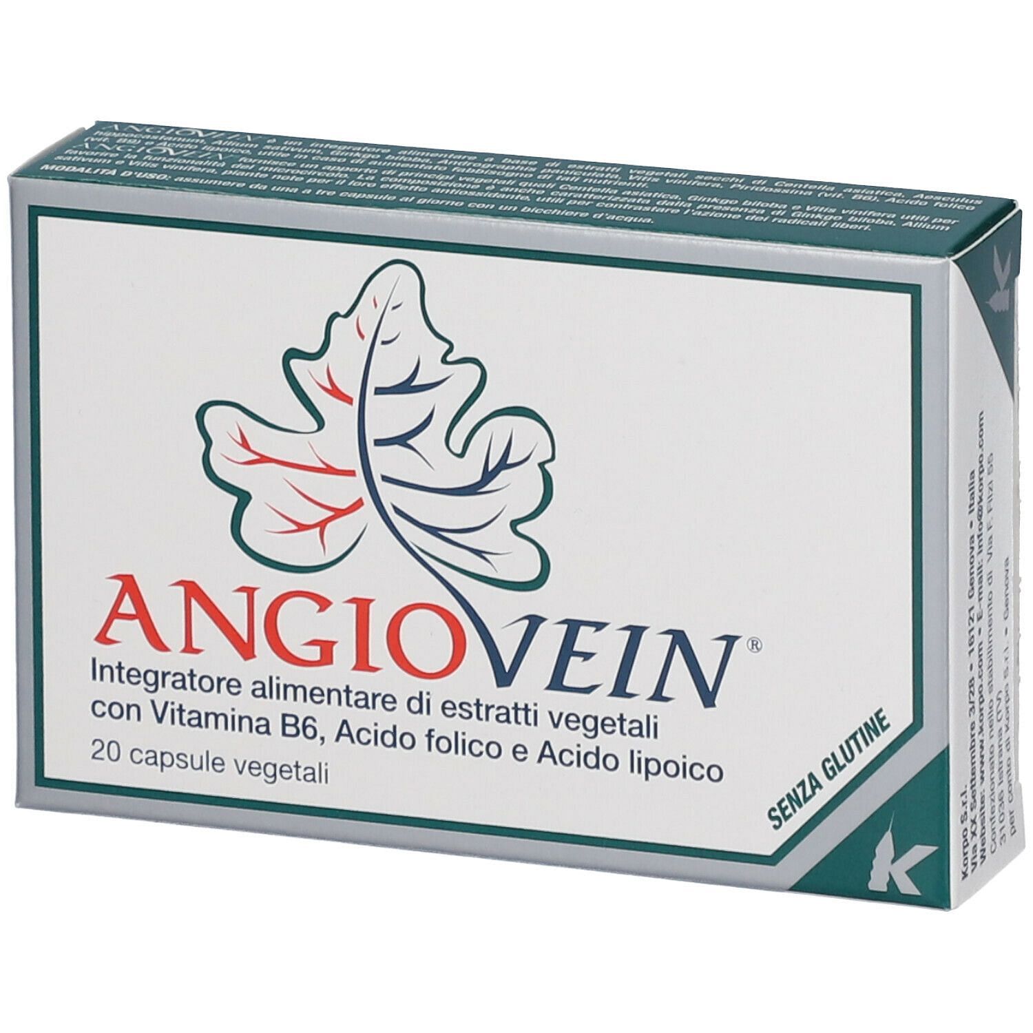 Angiovein 20 Capsule Gelatina