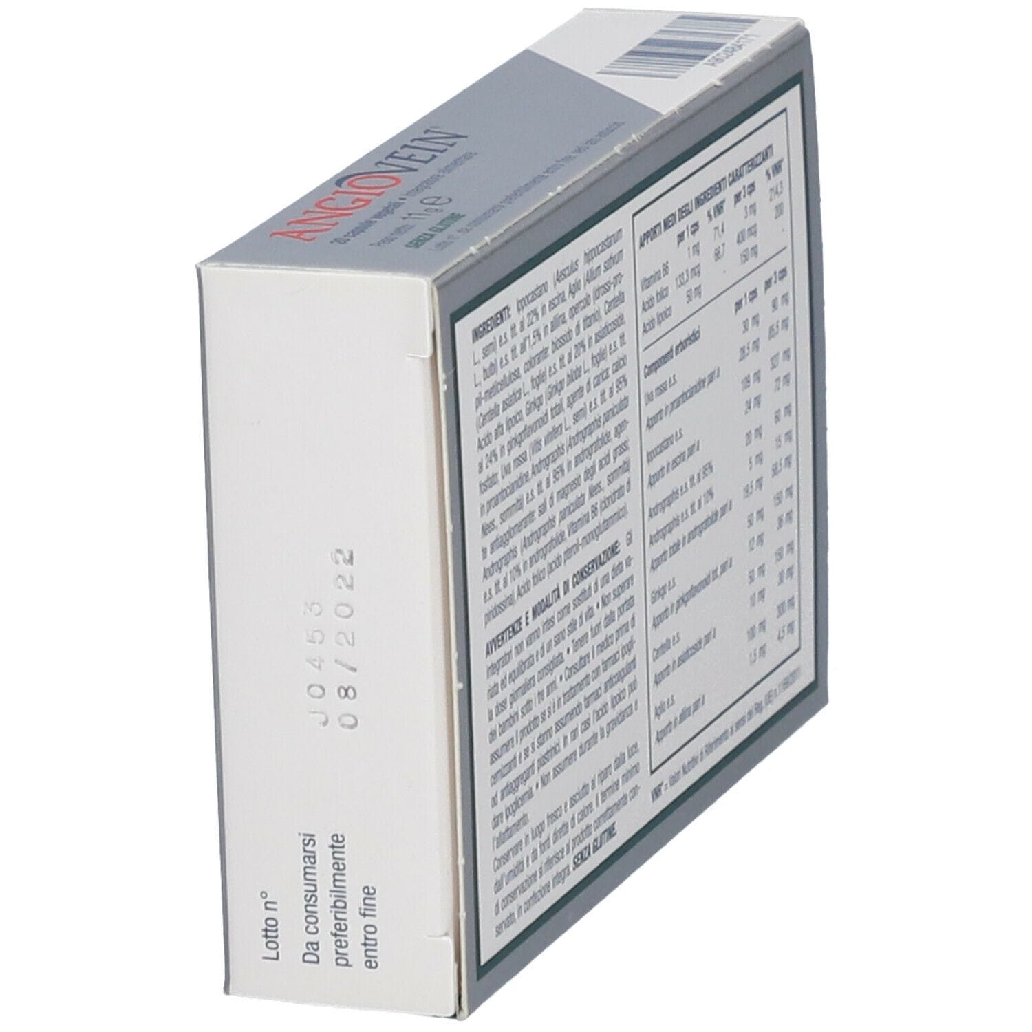 ANGIOVEIN 20 CAPSULE GELATINA