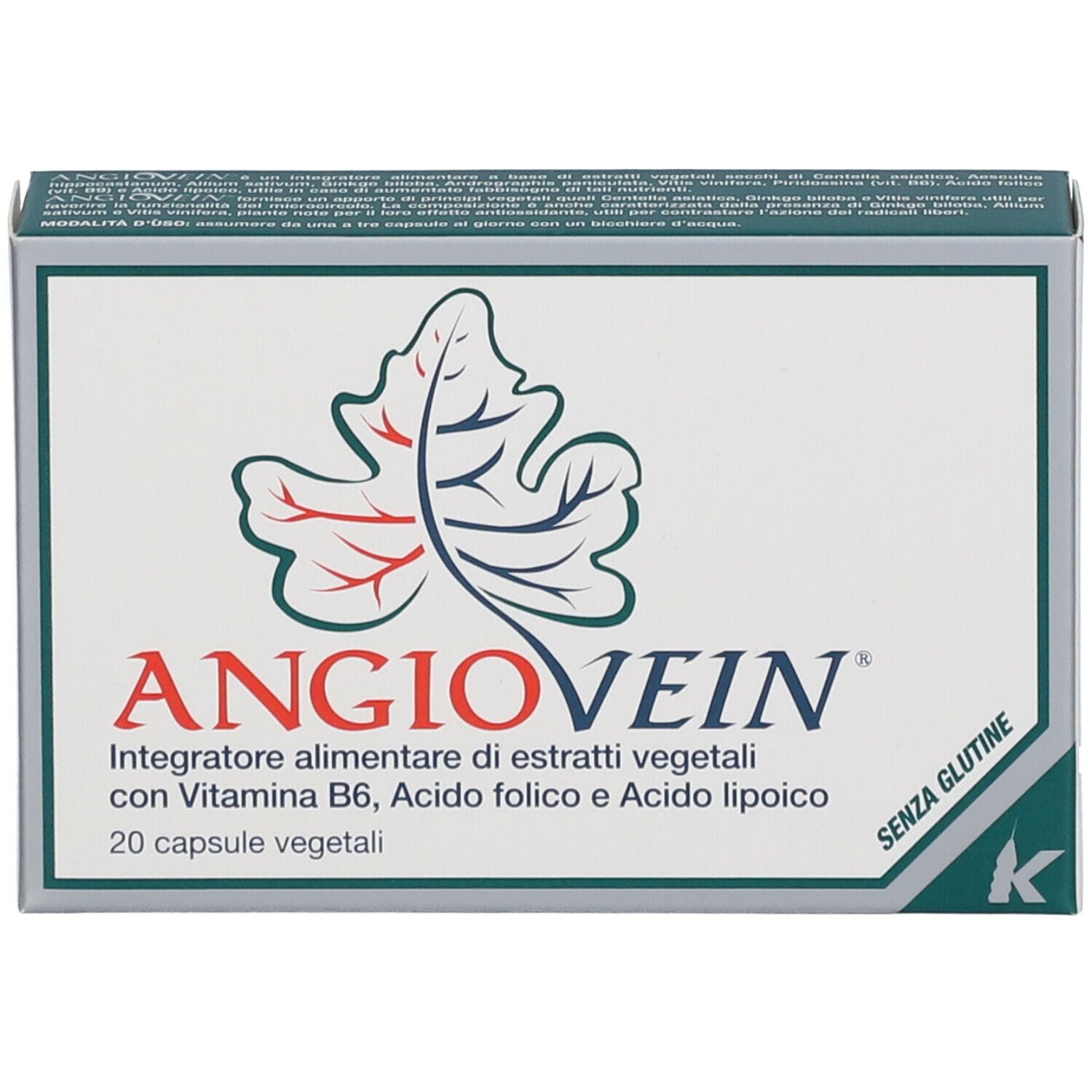 ANGIOVEIN 20 CAPSULE GELATINA