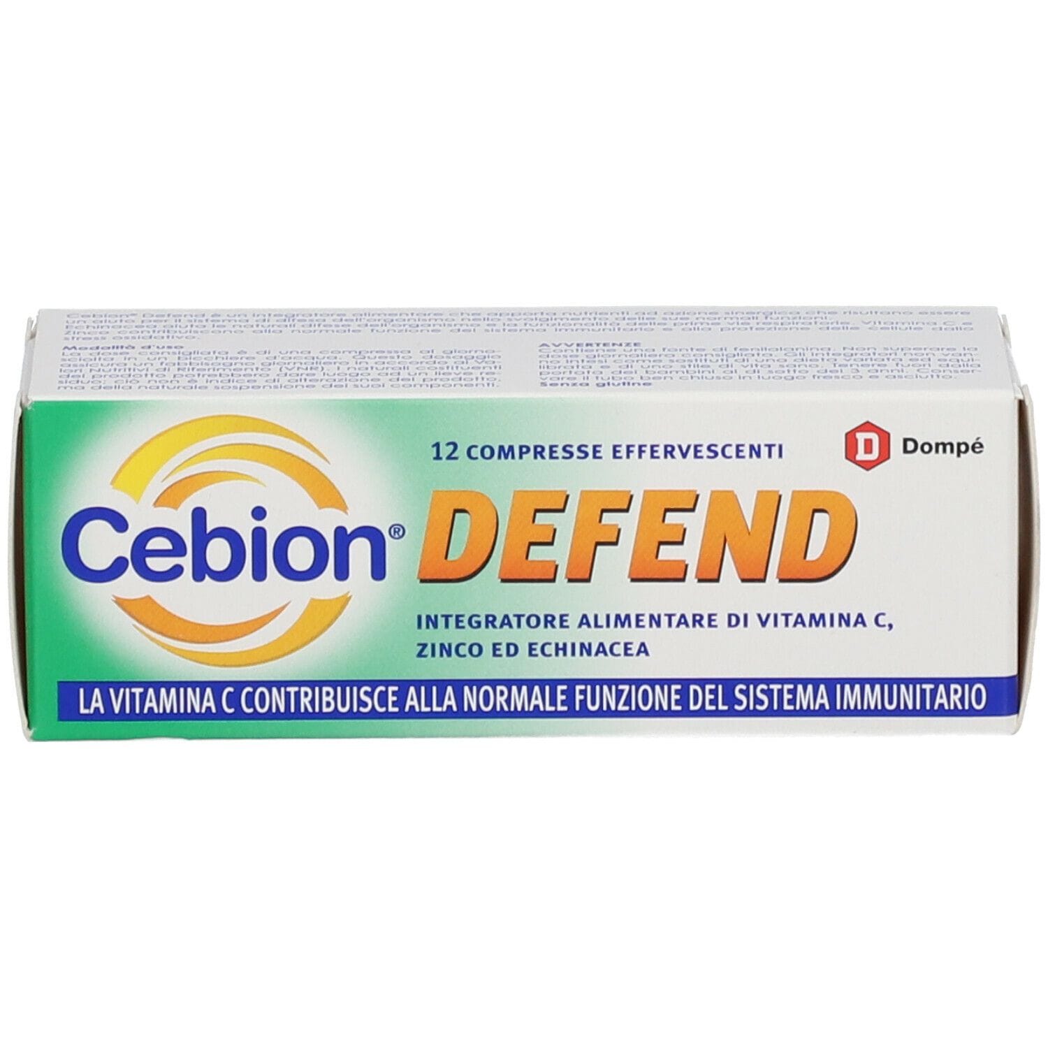 CEBION DEFEND 12 COMPRESSE EFFERVESCENTI