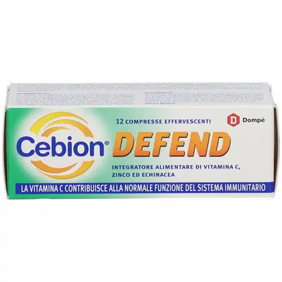 CEBION DEFEND 12 COMPRESSE EFFERVESCENTI CEBION DEFEND 12 COMPRESSE EFFERVESCENTI