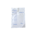 SACCA DI RACCOLTA URINA DA LETTO MONOUSO NON STERILE CAPACITA' 2000 ML CON TUBO DI RACCORDO LUNGHEZZA 130 CM DIAMETRO 5X7 MM VALVOLA DI NON RITORNO 1 GANCIO 30 PEZZI