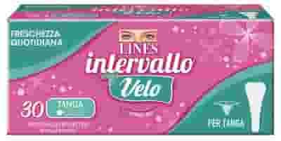 Salvaslip Lines Intervallo Velo per Tanga, 30 pezzi