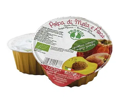DALLA FRUTTA POLPA DI MELA E PESCA 100 G DALLA FRUTTA POLPA DI MELA E PESCA 100 G
