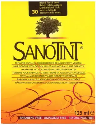 SANOTINT TINTURA CAPELLI 30 BIONDO SCURO CALDO 125 ML SANOTINT TINTURA CAPELLI 30 BIONDO SCURO CALDO 125 ML