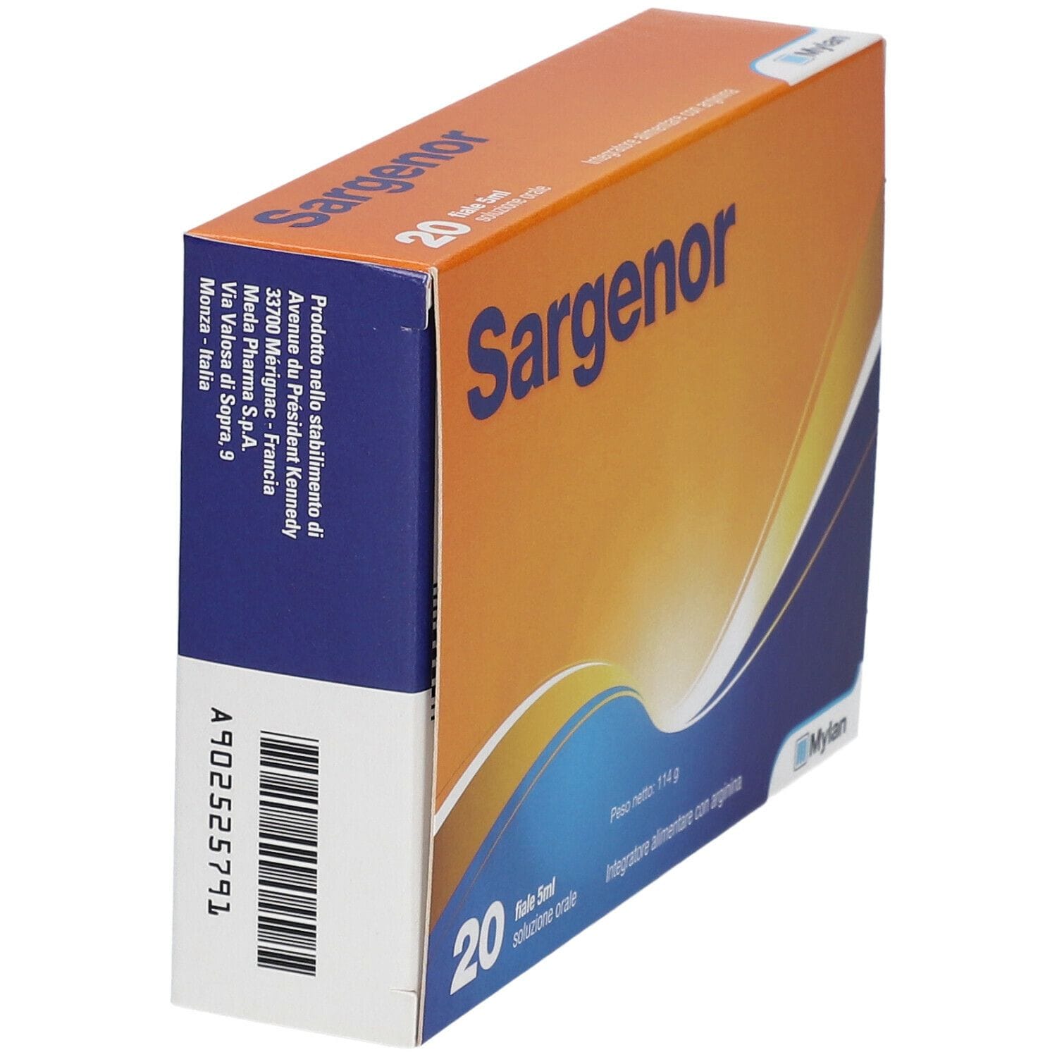 SARGENOR 20 FIALE 5 ML