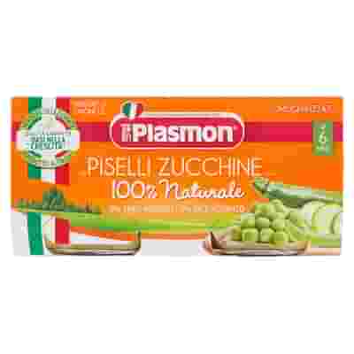PLASMON OMOGENEIZZATO PISELLI ZUCCHINE 80 G X 2 PEZZI