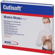 GARZA IDROFILA COMPRESSA CUTISOFT TESSUTO NON TESSUTO 10X10 CM 6 PEZZI