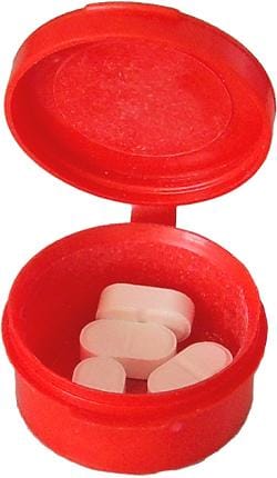 Portapillole giornaliero Farmacare, tascabile e compatto