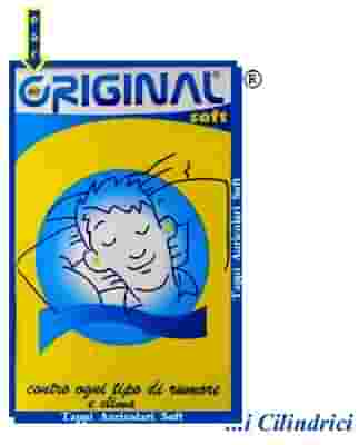 EAR ORIGINAL PLUGS SOFT NEW 10 PEZZI CLASSIC TAPPI AURICOLARI IN FORMA CLASSICA CILINDRICA