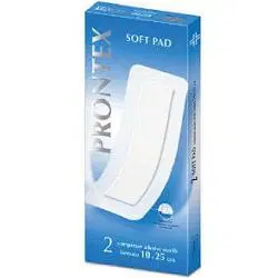 GARZA COMPRESSA PRONTEX SOFT PAD 10X25 CM 2 PEZZI GARZA COMPRESSA PRONTEX SOFT PAD 10X25 CM 2 PEZZI