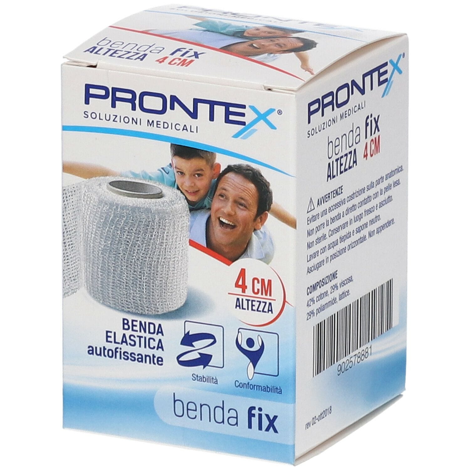 Benda elastica autofissante Prontex Fix 4cm x 4m