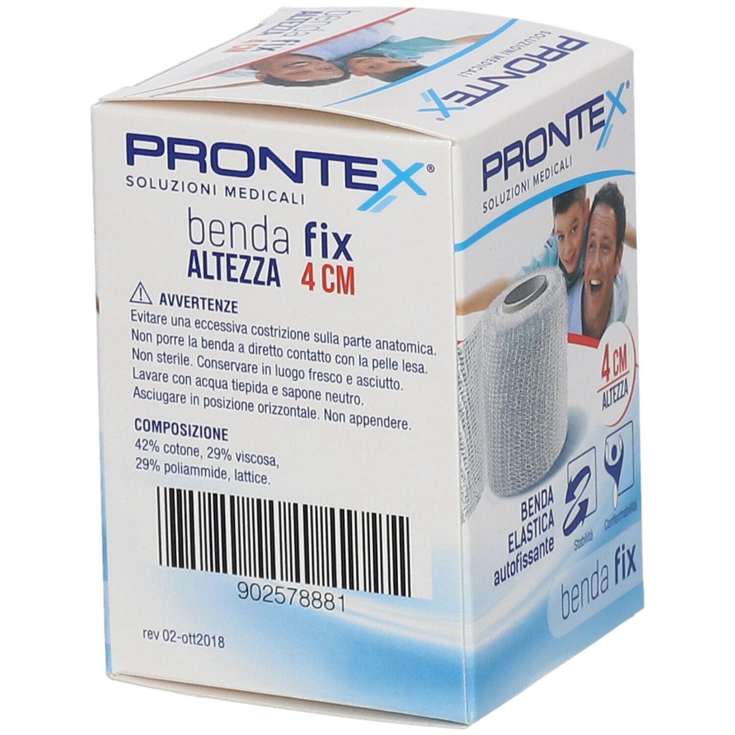 Benda elastica autofissante Prontex Fix 4cm x 4m