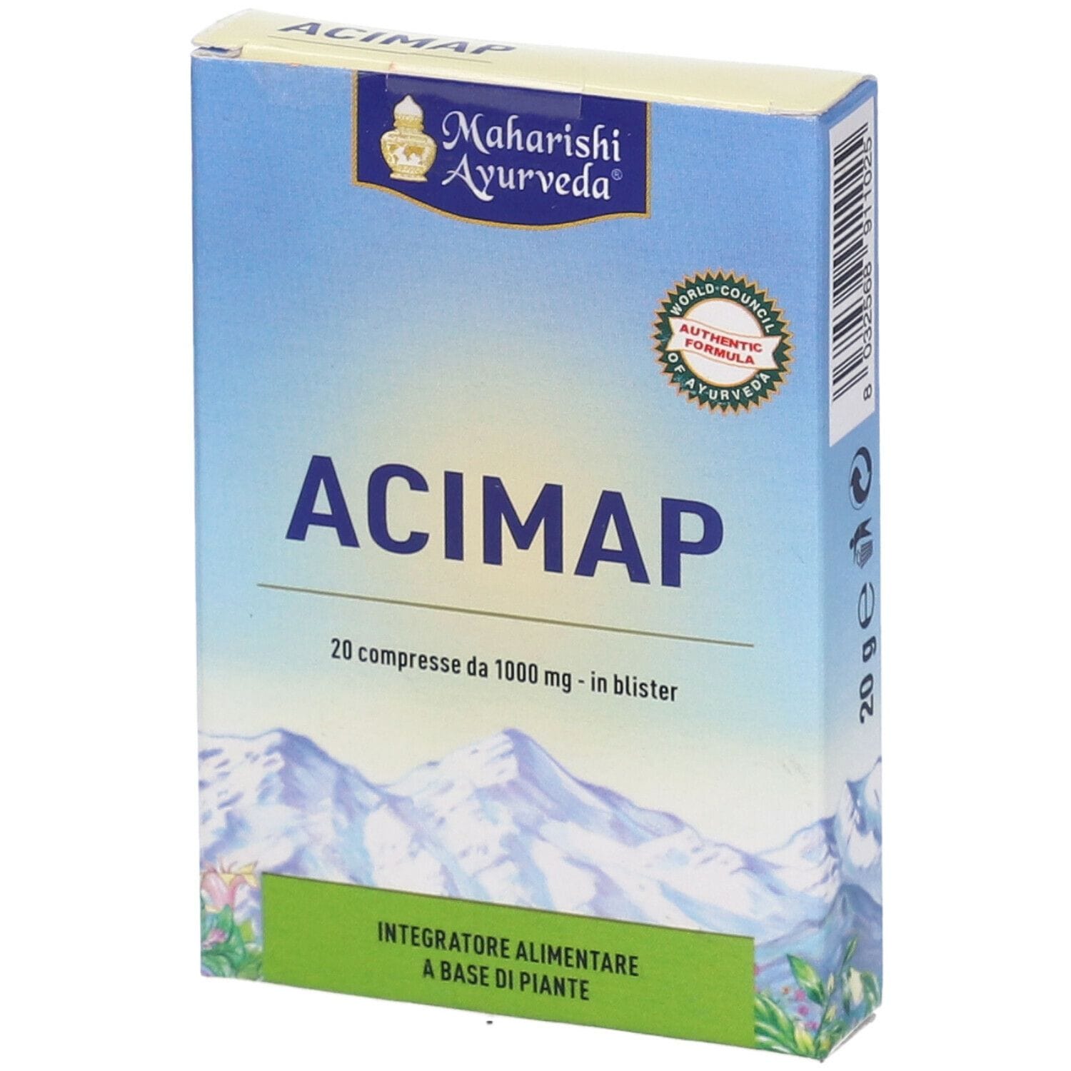 Integratore Acimap per stomaco e acidità, 20 compresse