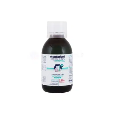MENTADENT PROFESSIONAL COLLUTORIO CHLORHEXIDINE 012% 200 ML MENTADENT PROFESSIONAL COLLUTORIO CHLORHEXIDINE 012% 200 ML