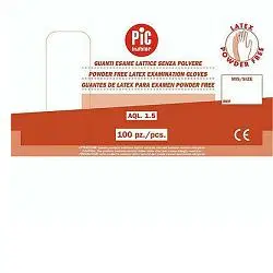 GUANTO PER ESPLORAZIONE PIC SENZA POLVERE MISURA M 100 PEZZI GUANTO PER ESPLORAZIONE PIC SENZA POLVERE MISURA M 100 PEZZI