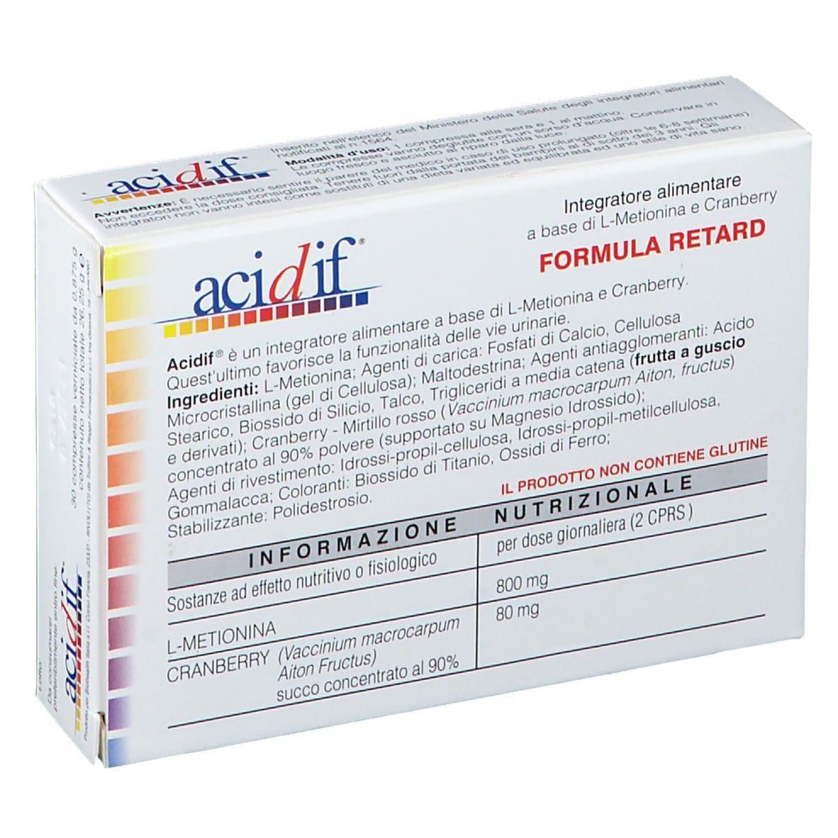 ACIDIF 30 COMPRESSE