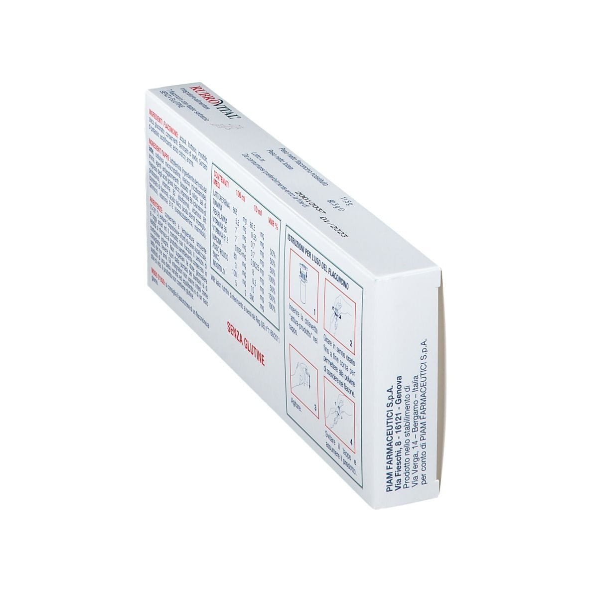 RUBROVITAL 7 FLACONCINI