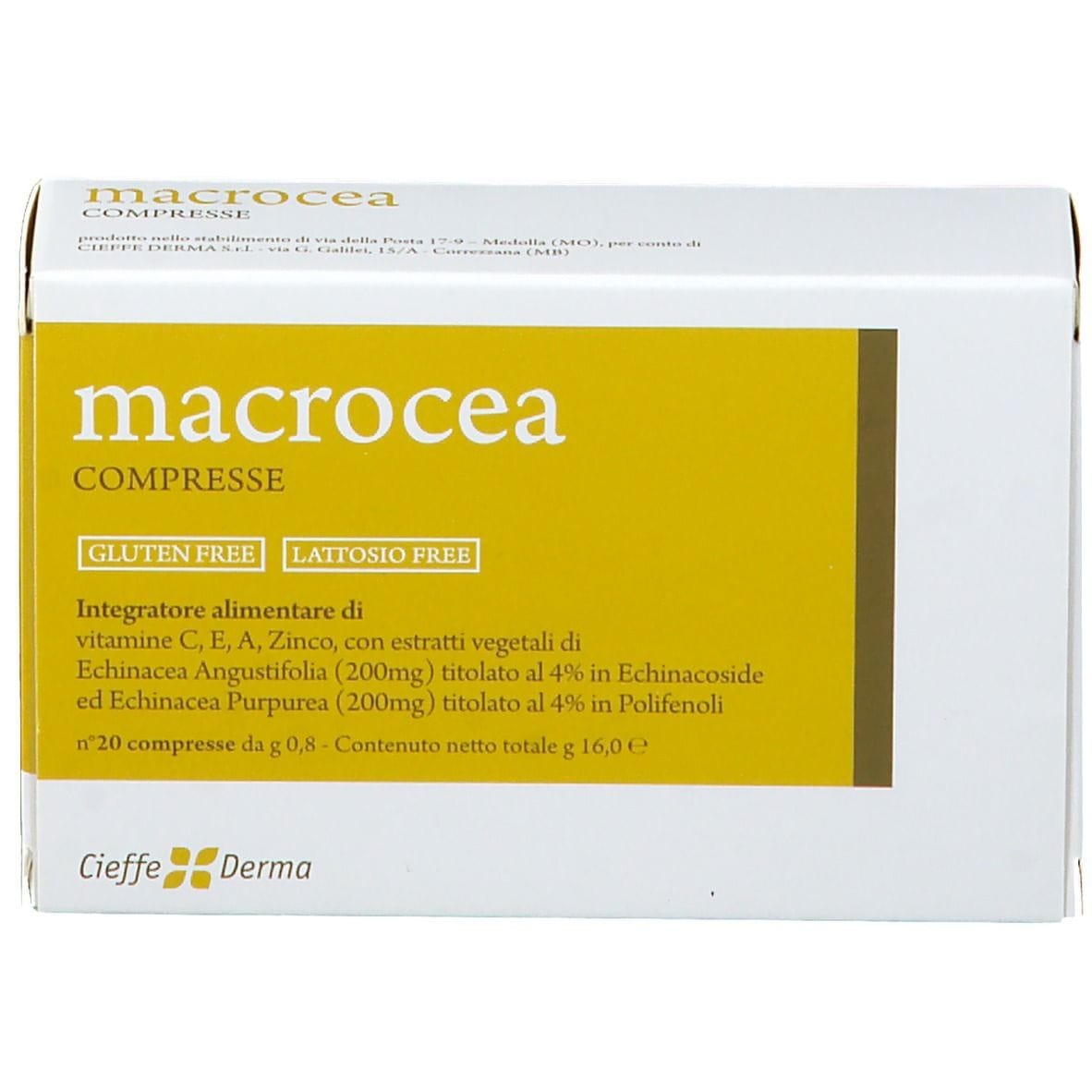 MACROCEA 20 COMPRESSE DEGLUTIBILI