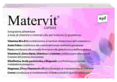 Integratore Matervit per la gravidanza, 30 capsule