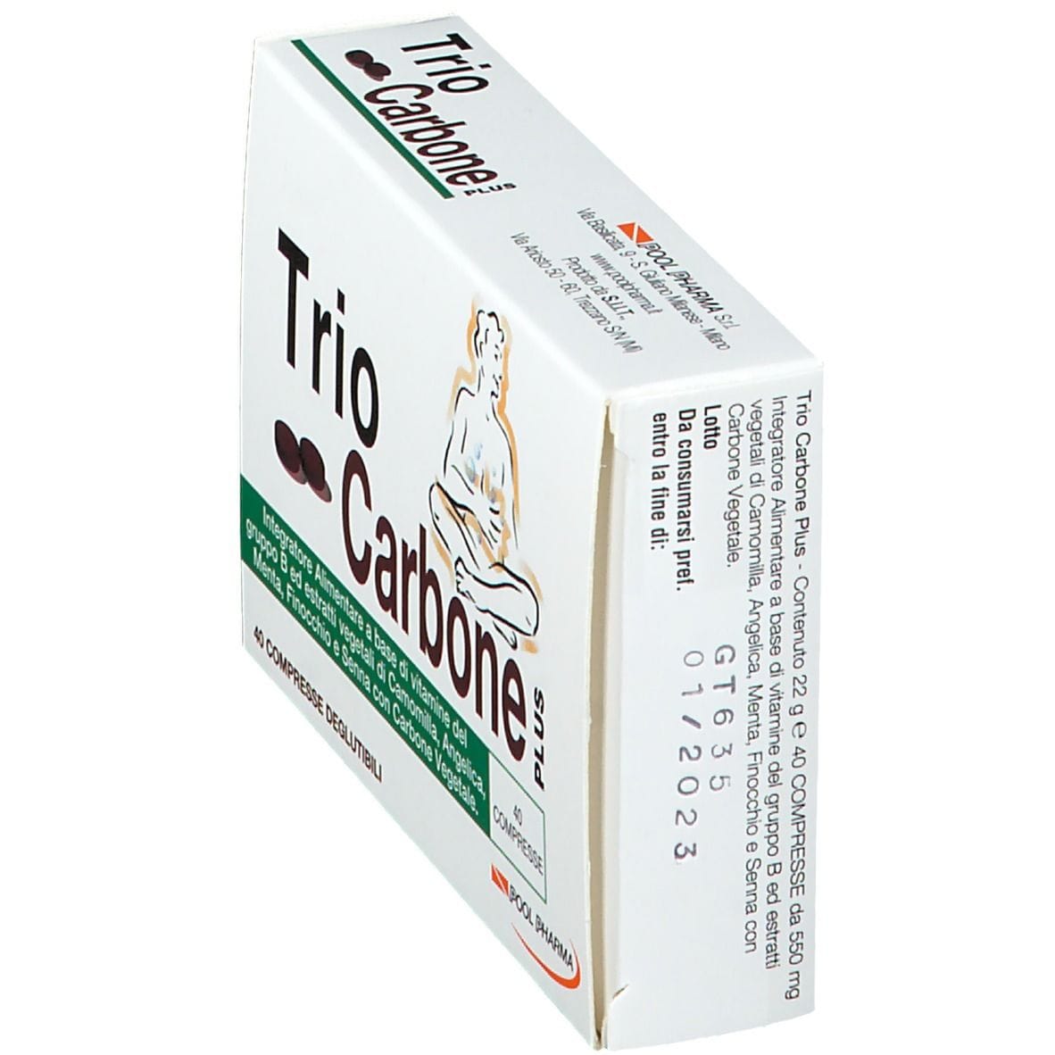 TRIOCARBONE PLUS 40 COMPRESSE