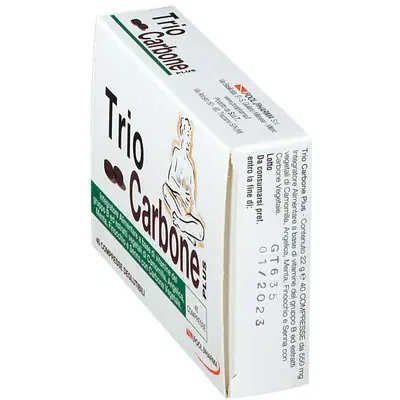 TRIOCARBONE PLUS 40 COMPRESSE TRIOCARBONE PLUS 40 COMPRESSE