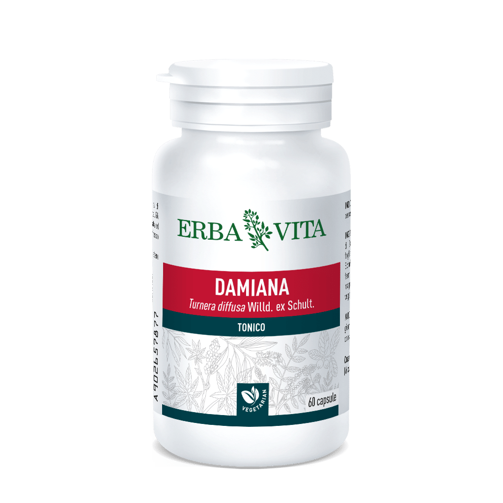 Integratore di Damiana 400mg in 60 capsule vegetali
