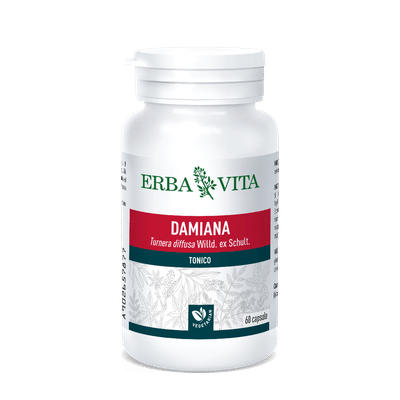 Integratore di Damiana 400mg in 60 capsule vegetali