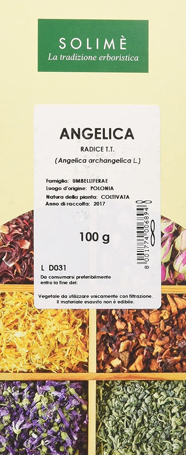 Tisana di Angelica radice taglio, 100g per infuso